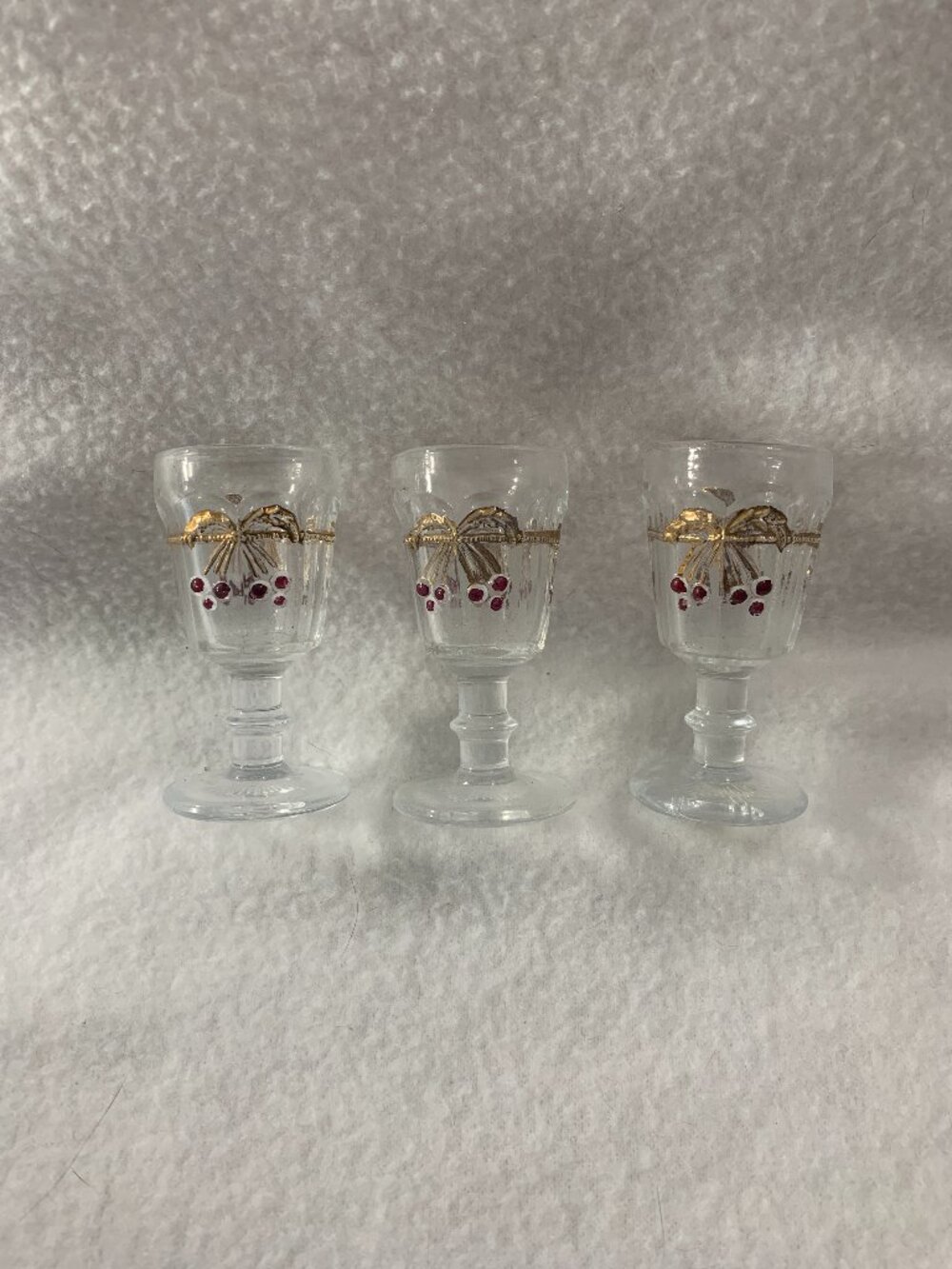 American Girl Doll Samantha Victorian Lemonade Glass Goblets Water Glass Vintage